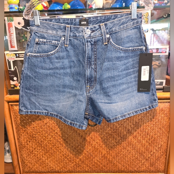 EDWIN AMBER JEAN SHORTS - Picture 4 of 7